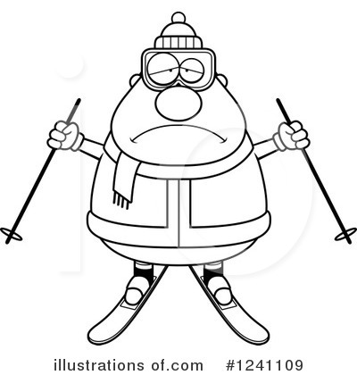 Royalty-Free (RF) Skier Clipart Illustration by Cory Thoman - Stock Sample #1241109