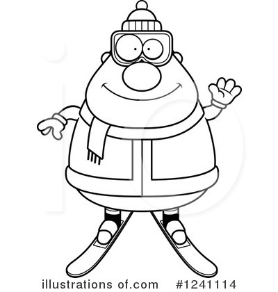 Royalty-Free (RF) Skier Clipart Illustration by Cory Thoman - Stock Sample #1241114