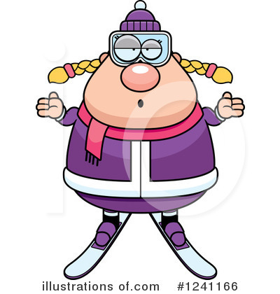 Skier Clipart #1241166 by Cory Thoman