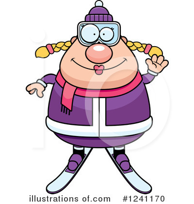 Royalty-Free (RF) Skier Clipart Illustration by Cory Thoman - Stock Sample #1241170