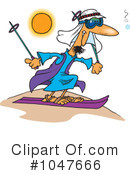 Skiing Clipart #1047666 by toonaday