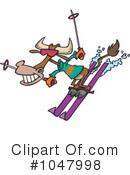 Skiing Clipart #1047998 by toonaday