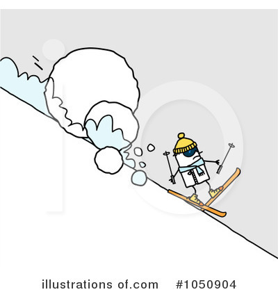 Royalty-Free (RF) Skiing Clipart Illustration by NL shop - Stock Sample #1050904