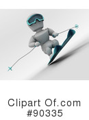Skiing Clipart #90335 by KJ Pargeter