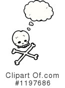 Skull And Crossbones Clipart #1197686 by lineartestpilot