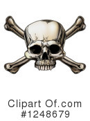 Skull And Crossbones Clipart #1248679 by AtStockIllustration