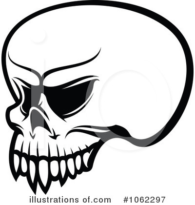 Royalty-Free (RF) Skull Clipart Illustration by Vector Tradition SM - Stock Sample #1062297