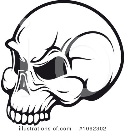 Royalty-Free (RF) Skull Clipart Illustration by Vector Tradition SM - Stock Sample #1062302