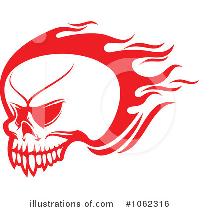 Royalty-Free (RF) Skull Clipart Illustration by Vector Tradition SM - Stock Sample #1062316