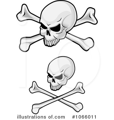 Royalty-Free (RF) Skull Clipart Illustration by Vector Tradition SM - Stock Sample #1066011