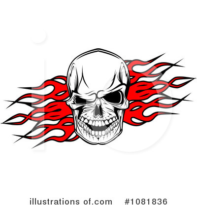 Royalty-Free (RF) Skull Clipart Illustration by Vector Tradition SM - Stock Sample #1081836