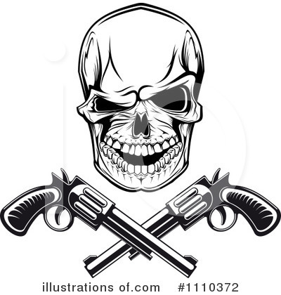 Skull Clipart #1110372 by Vector Tradition SM
