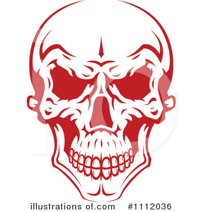 Royalty-Free (RF) Skull Clipart Illustration by Vector Tradition SM - Stock Sample #1112036