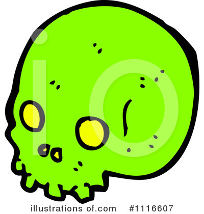 Royalty-Free (RF) Skull Clipart Illustration by lineartestpilot - Stock Sample #1116607