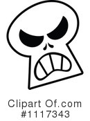 Skull Clipart #1117343 by Zooco