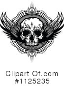 Skull Clipart #1125235 by Chromaco