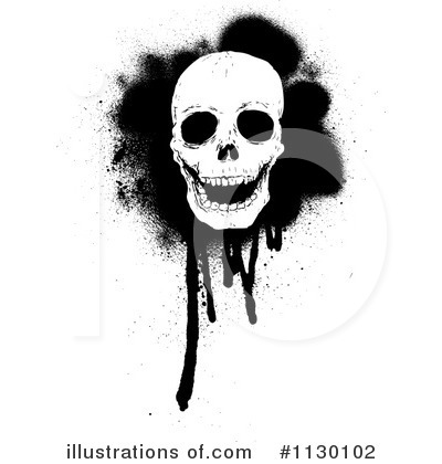 Royalty-Free (RF) Skull Clipart Illustration by lineartestpilot - Stock Sample #1130102