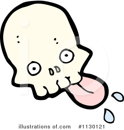 Royalty-Free (RF) Skull Clipart Illustration by lineartestpilot - Stock Sample #1130121
