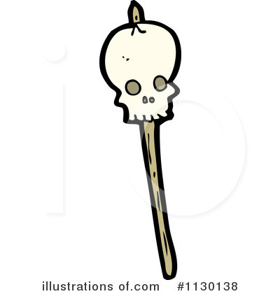 Royalty-Free (RF) Skull Clipart Illustration by lineartestpilot - Stock Sample #1130138