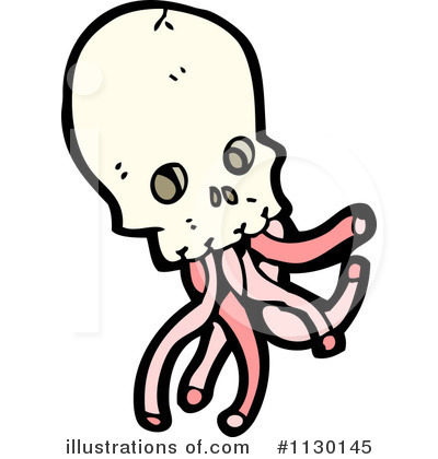 Royalty-Free (RF) Skull Clipart Illustration by lineartestpilot - Stock Sample #1130145