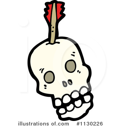 Royalty-Free (RF) Skull Clipart Illustration by lineartestpilot - Stock Sample #1130226