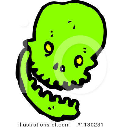 Royalty-Free (RF) Skull Clipart Illustration by lineartestpilot - Stock Sample #1130231