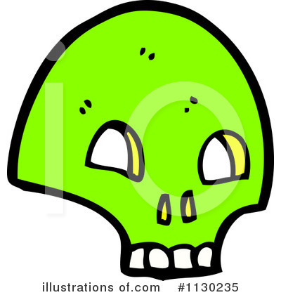 Royalty-Free (RF) Skull Clipart Illustration by lineartestpilot - Stock Sample #1130235