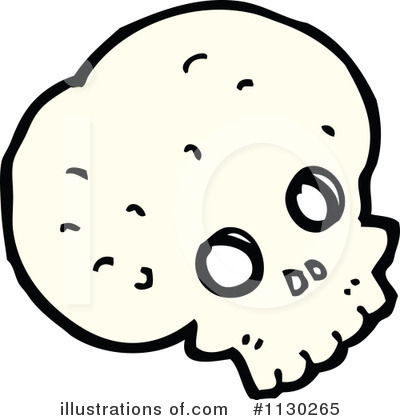 Royalty-Free (RF) Skull Clipart Illustration by lineartestpilot - Stock Sample #1130265
