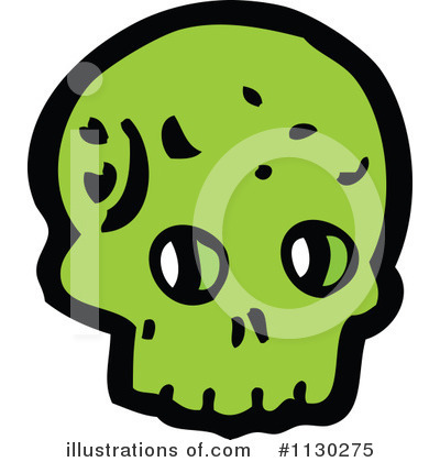 Royalty-Free (RF) Skull Clipart Illustration by lineartestpilot - Stock Sample #1130275