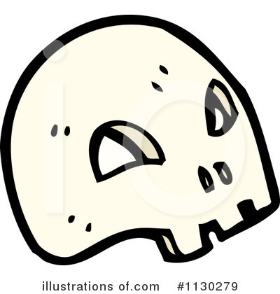 Royalty-Free (RF) Skull Clipart Illustration by lineartestpilot - Stock Sample #1130279