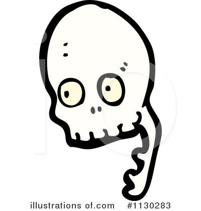 Royalty-Free (RF) Skull Clipart Illustration by lineartestpilot - Stock Sample #1130283
