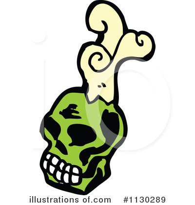 Royalty-Free (RF) Skull Clipart Illustration by lineartestpilot - Stock Sample #1130289