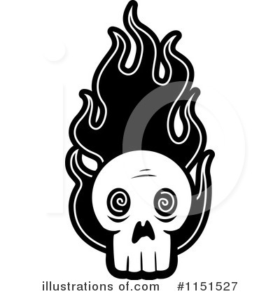 Royalty-Free (RF) Skull Clipart Illustration by Cory Thoman - Stock Sample #1151527