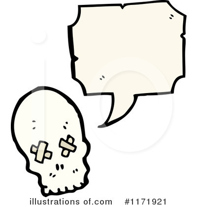 Royalty-Free (RF) Skull Clipart Illustration by lineartestpilot - Stock Sample #1171921