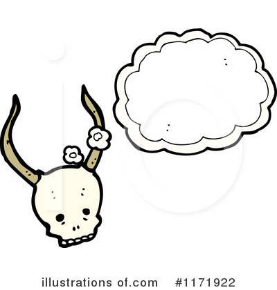 Devil Skull Clipart #1171922 by lineartestpilot