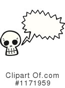 Skull Clipart #1171959 by lineartestpilot