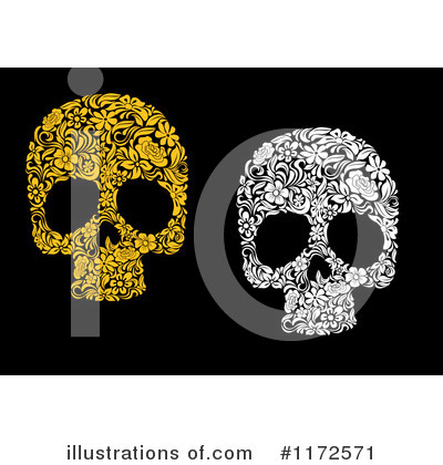 Royalty-Free (RF) Skull Clipart Illustration by Vector Tradition SM - Stock Sample #1172571
