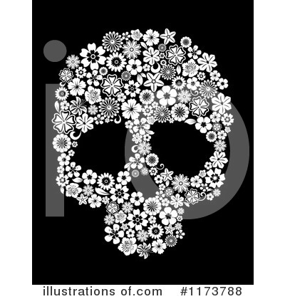 Royalty-Free (RF) Skull Clipart Illustration by Vector Tradition SM - Stock Sample #1173788