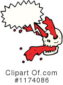 Skull Clipart #1174086 by lineartestpilot