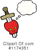 Skull Clipart #1174351 by lineartestpilot
