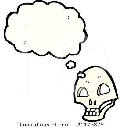 Royalty-Free (RF) Skull Clipart Illustration by lineartestpilot - Stock Sample #1175375