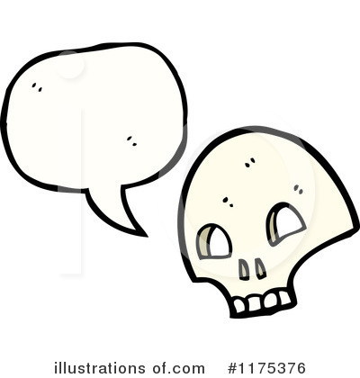 Royalty-Free (RF) Skull Clipart Illustration by lineartestpilot - Stock Sample #1175376