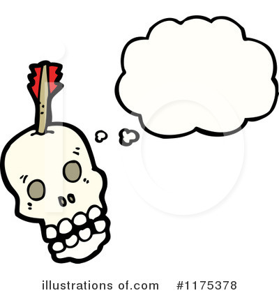 Royalty-Free (RF) Skull Clipart Illustration by lineartestpilot - Stock Sample #1175378