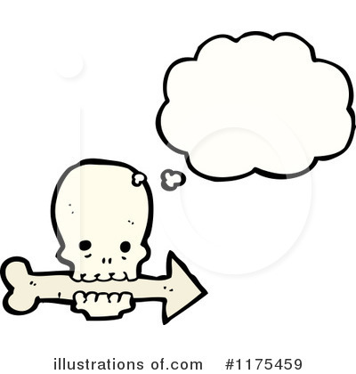 Royalty-Free (RF) Skull Clipart Illustration by lineartestpilot - Stock Sample #1175459