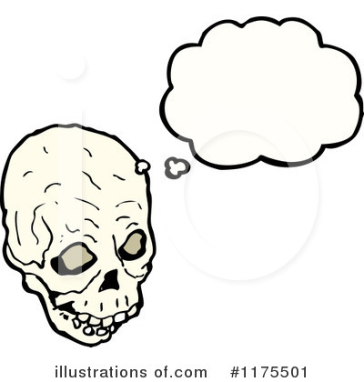 Royalty-Free (RF) Skull Clipart Illustration by lineartestpilot - Stock Sample #1175501