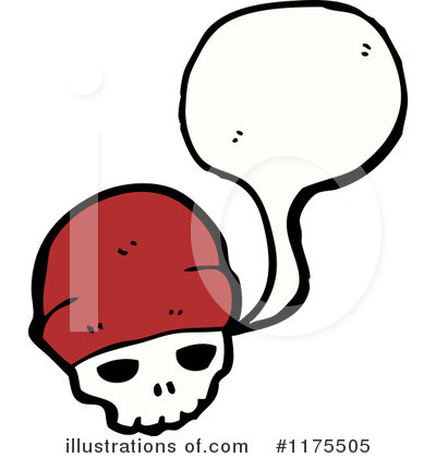 Royalty-Free (RF) Skull Clipart Illustration by lineartestpilot - Stock Sample #1175505