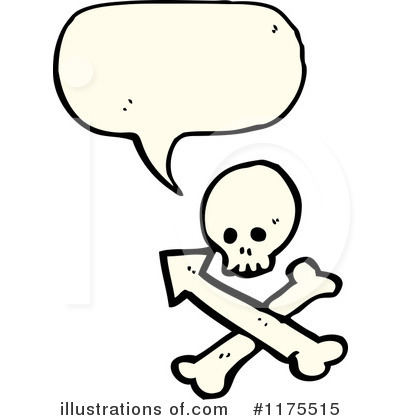 Royalty-Free (RF) Skull Clipart Illustration by lineartestpilot - Stock Sample #1175515