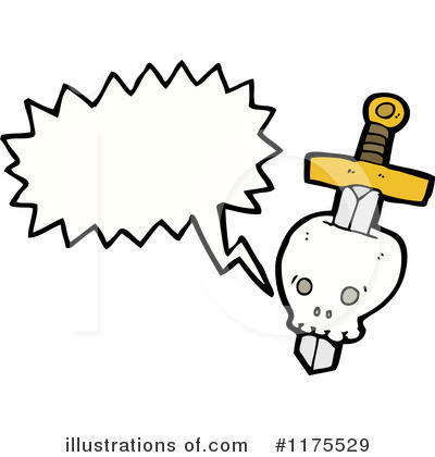 Royalty-Free (RF) Skull Clipart Illustration by lineartestpilot - Stock Sample #1175529