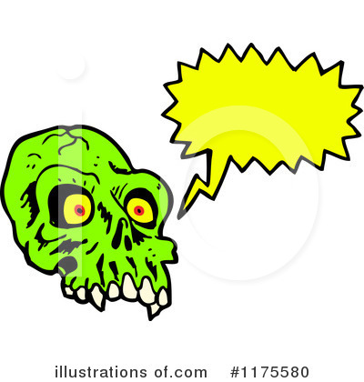 Royalty-Free (RF) Skull Clipart Illustration by lineartestpilot - Stock Sample #1175580