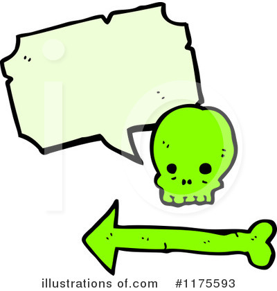 Royalty-Free (RF) Skull Clipart Illustration by lineartestpilot - Stock Sample #1175593